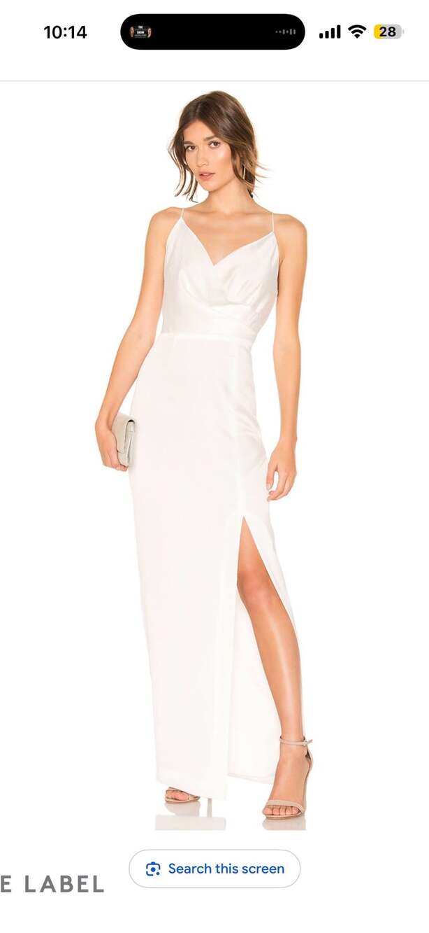 Keepsake The Label This Moment Gown Size: 4 / Small Ivory NWT